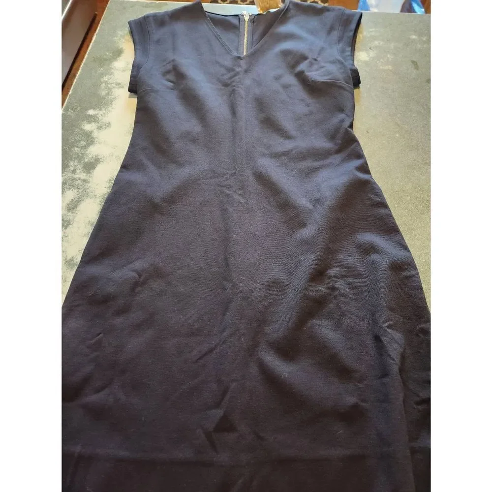 Kate Spade Black Ponte A-line Dress sz 4
